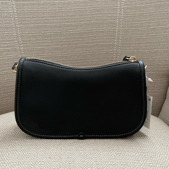 Coach Swinger 20 in Colour Black customized New - Picture 5 of 14